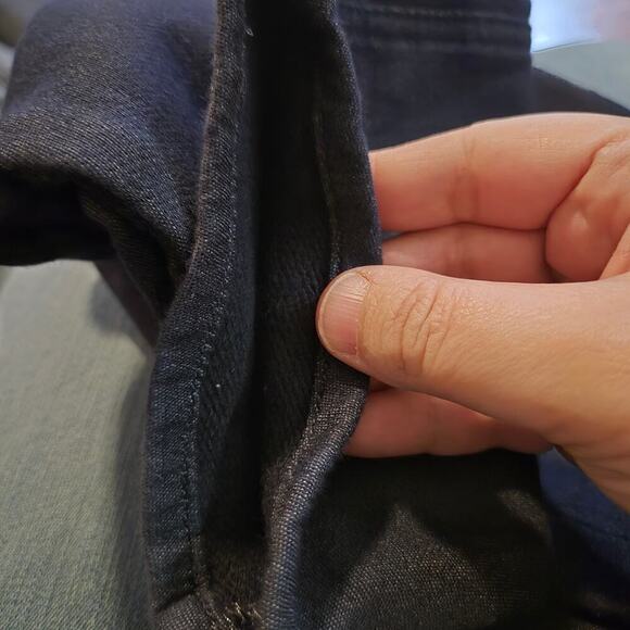 Mother The Dropout Size 25 Dark Wash Weekend Casual Pants - Picture 8 of 9